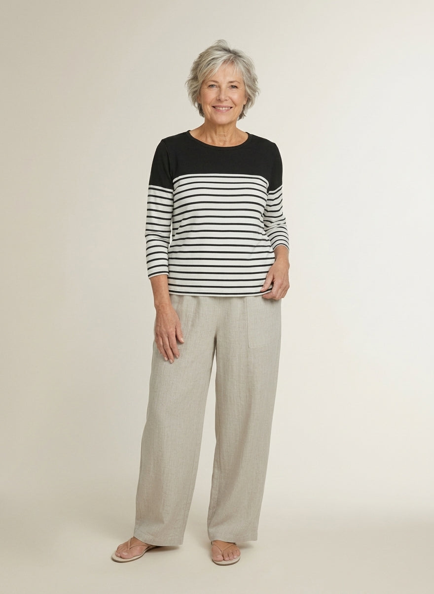Gestreepte top voor dames – comfortabel en veelzijdig - 1