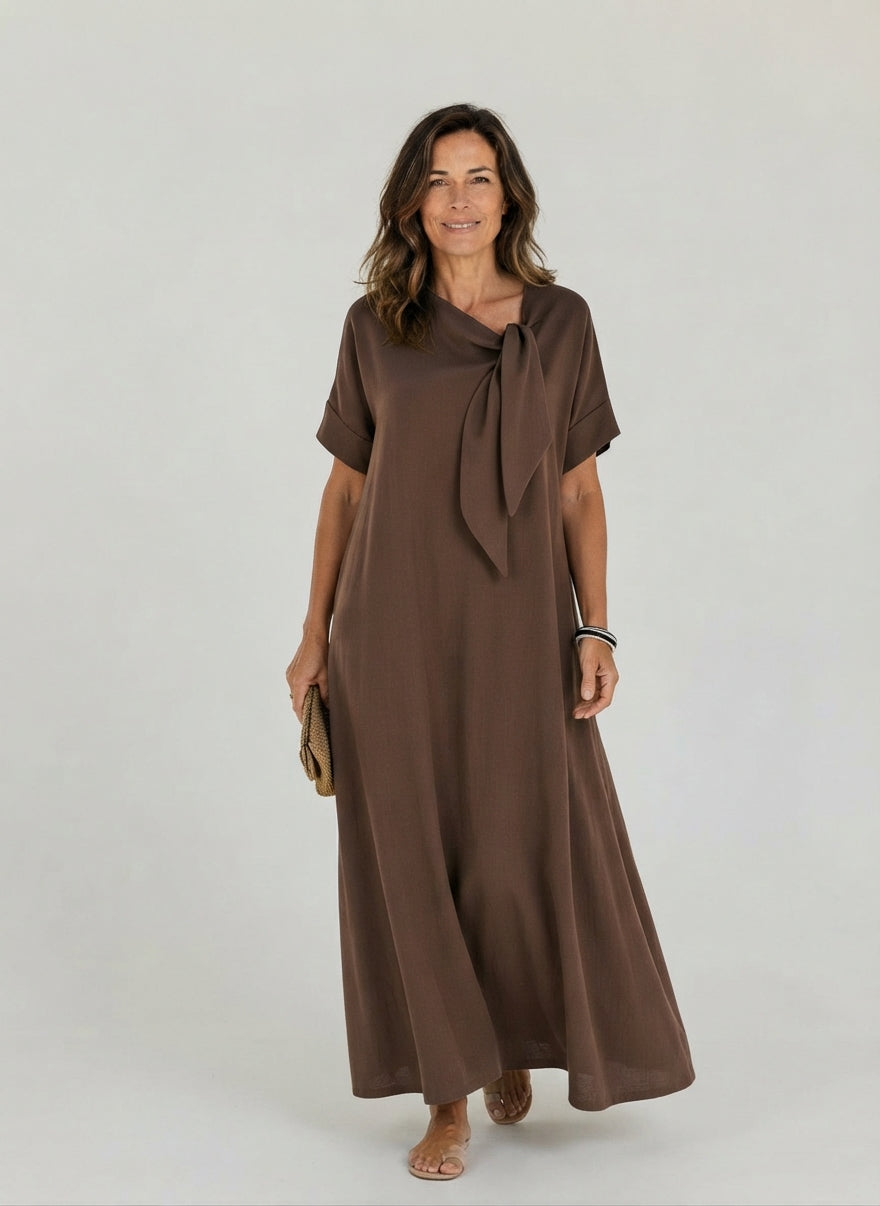 Maxi-jurk met zakken voor dames – luchtig en zomers - 1
